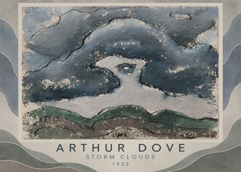 Arthur Dove Storm Clouds No1 - Póster