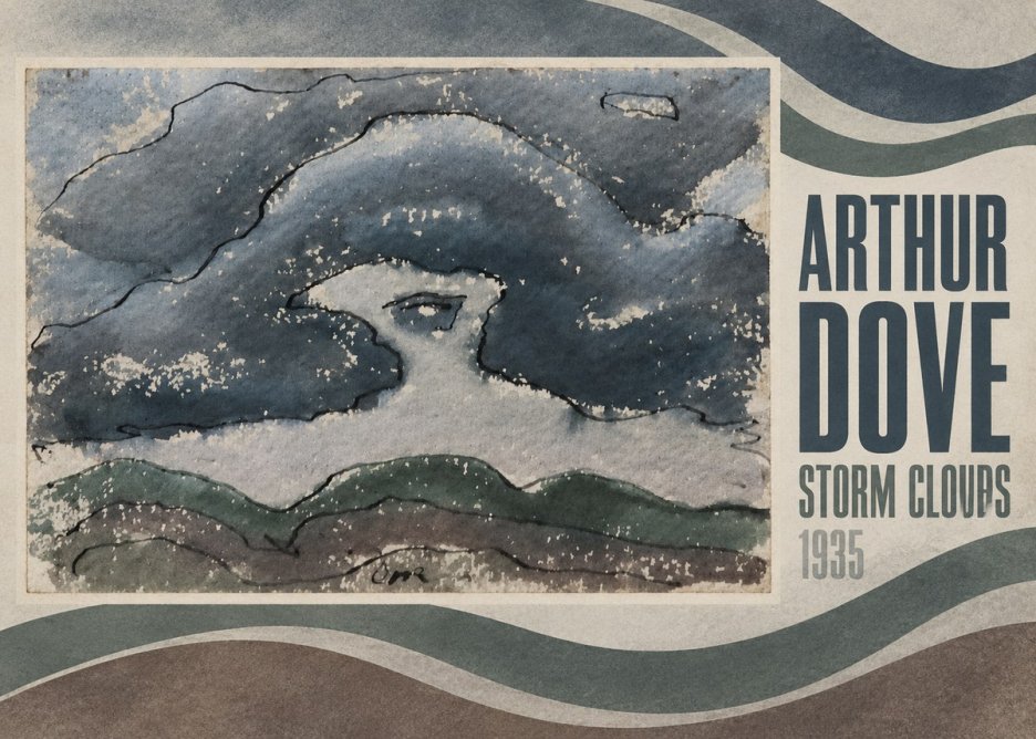 Arthur Dove Storm Clouds No4 - Póster