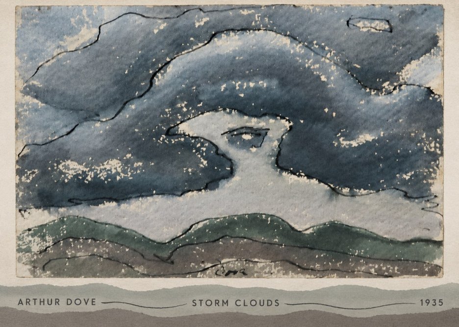 Arthur Dove Storm Clouds No6 - Póster