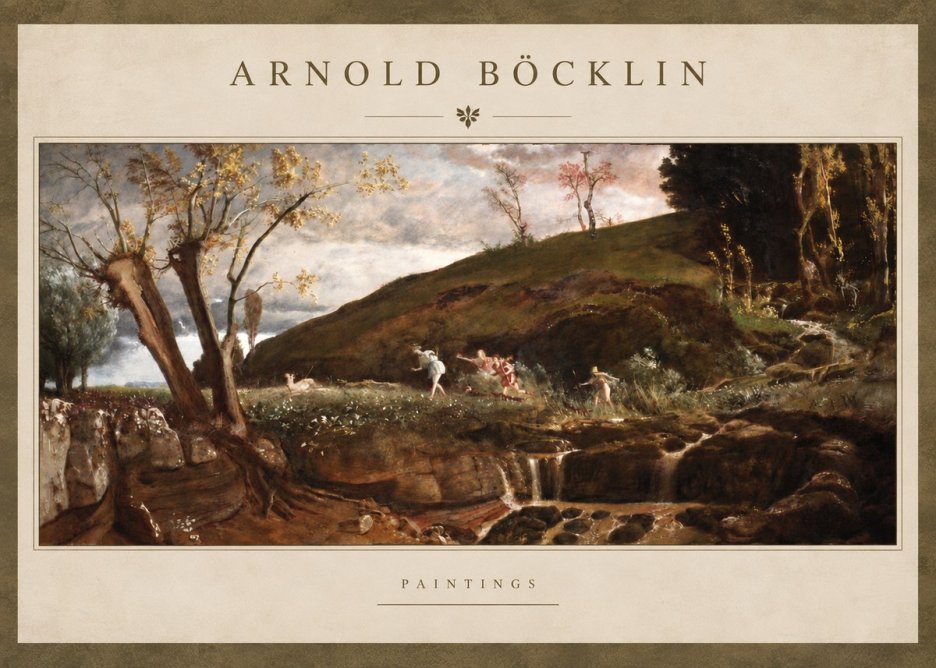 Arnold Böcklin Nymphs and Satyr No5 - Póster