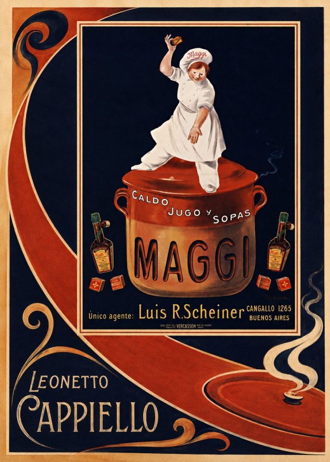 Leonetto Cappiello Maggi No3 - Póster