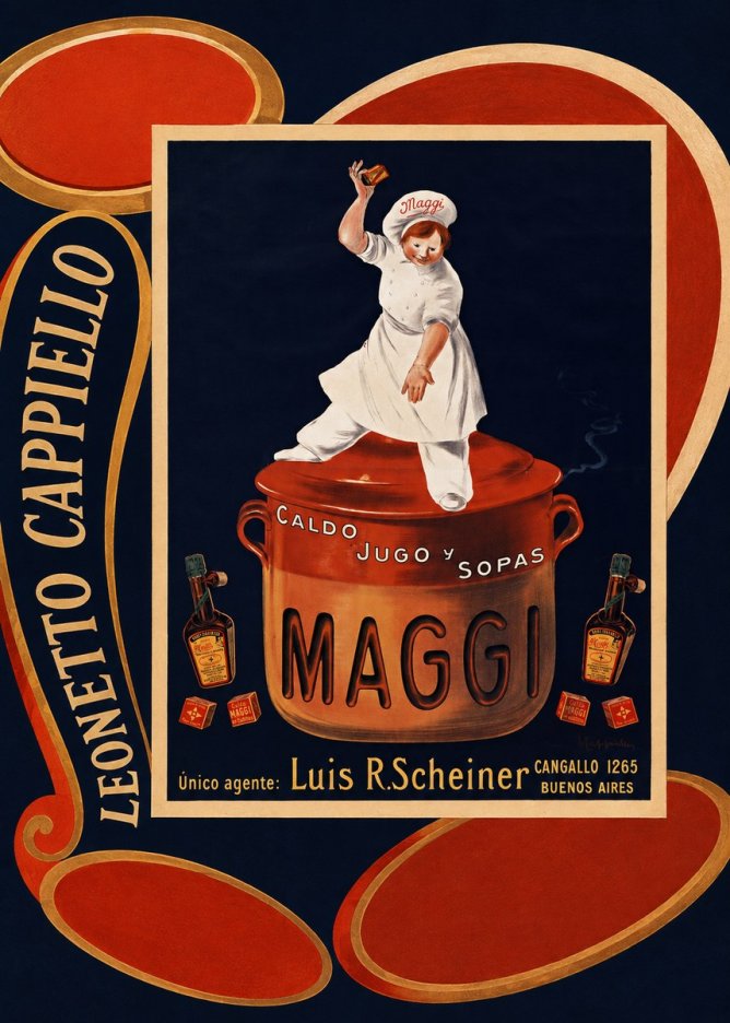 Leonetto Cappiello Maggi No4 - Póster