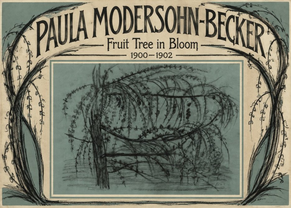 Paula Modersohn-Becker Fruit Tree in Bloom No4 - Póster