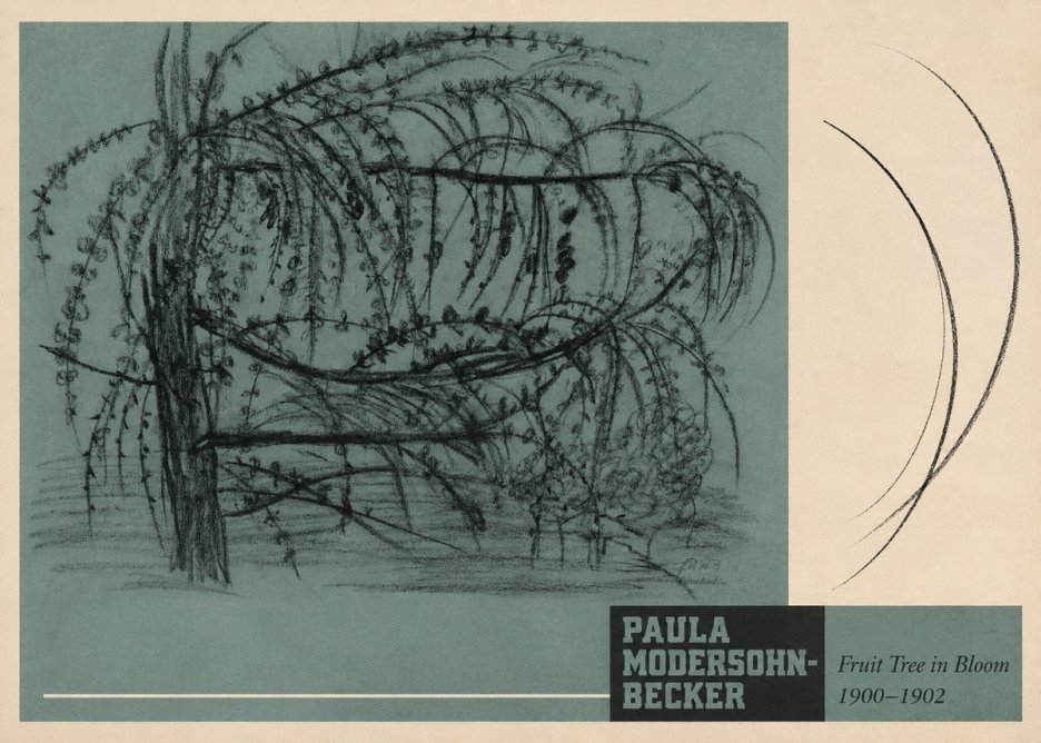 Paula Modersohn-Becker Fruit Tree in Bloom No5 - Póster