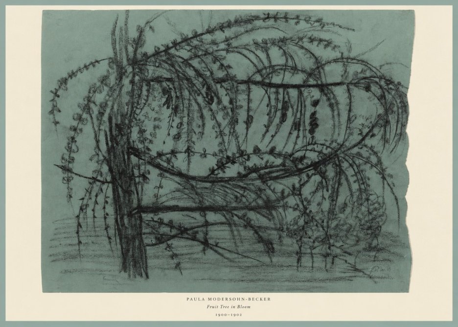 Paula Modersohn-Becker Fruit Tree in Bloom No6 - Póster