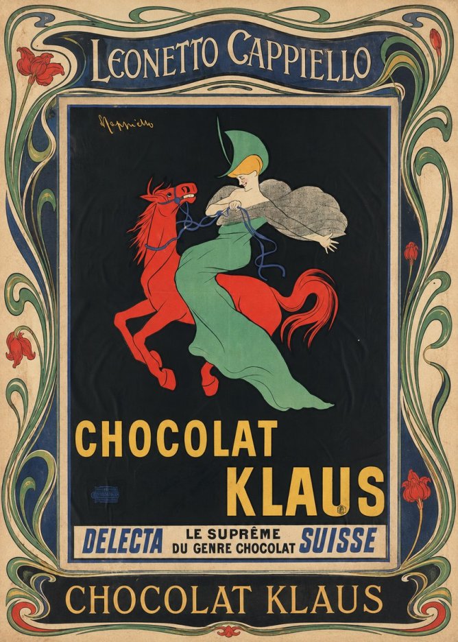 Leonetto Cappiello Chocolat Klaus III No5 - Póster