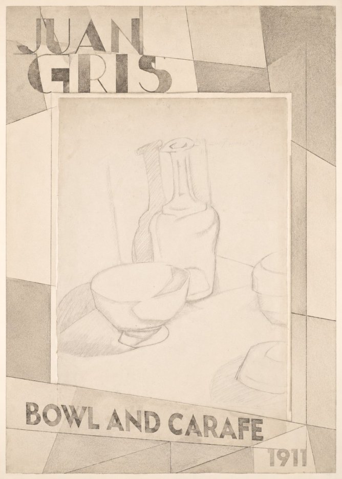 Juan Gris Bowl and Carafe No2 - Póster