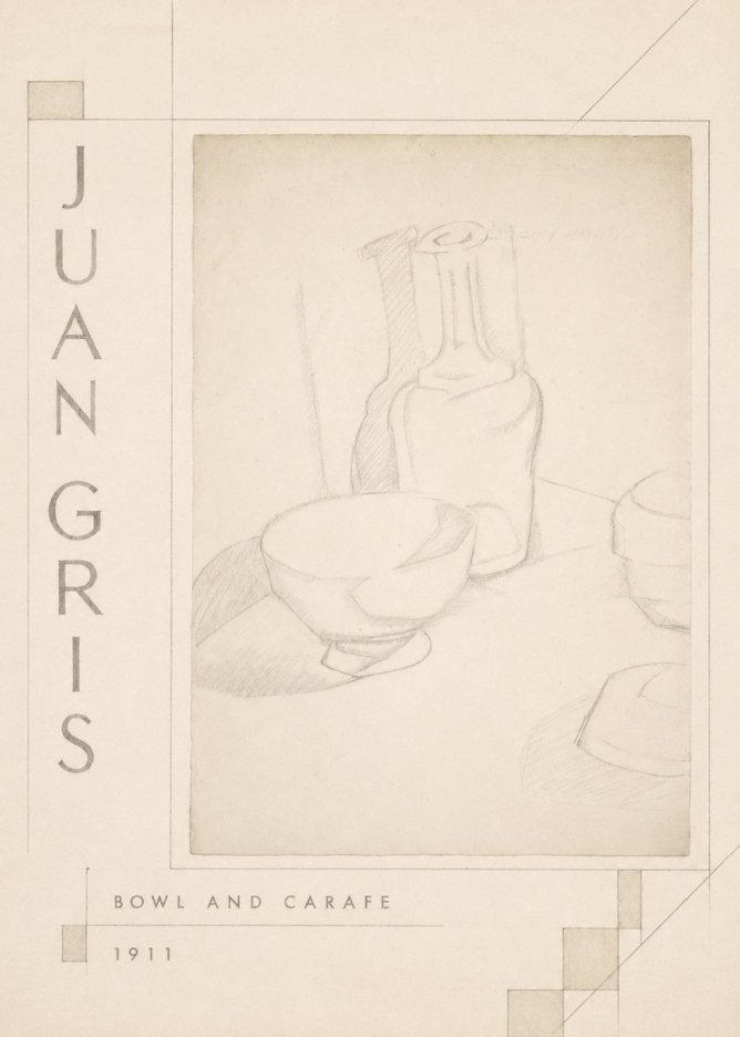 Juan Gris Bowl and Carafe No3 - Póster