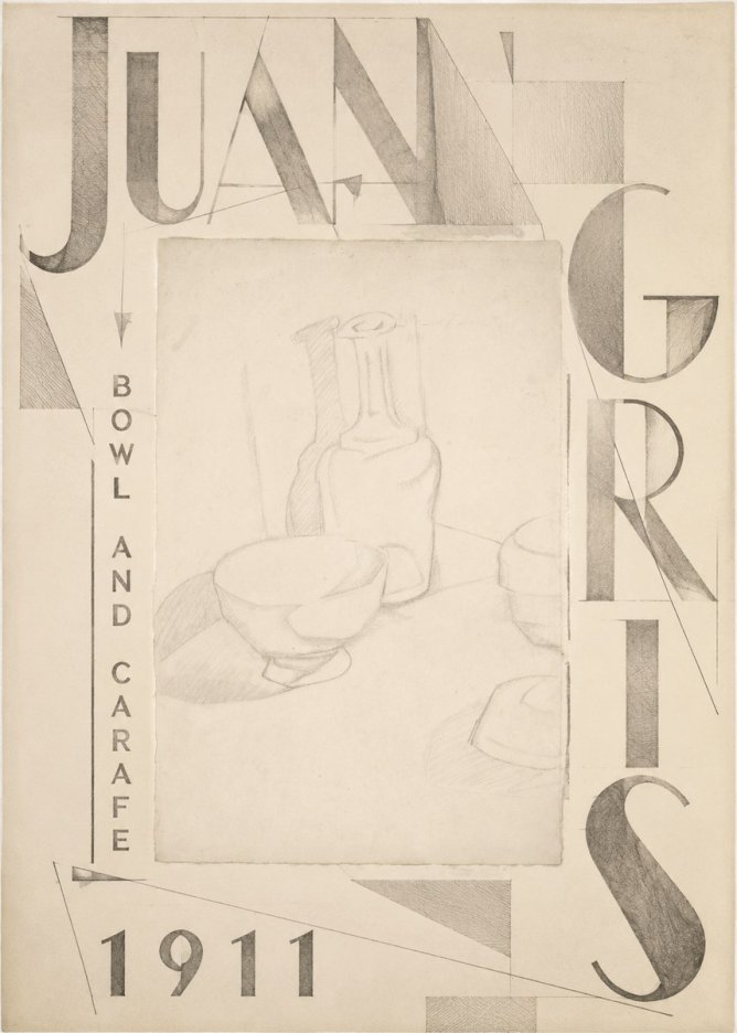 Juan Gris Bowl and Carafe No5 - Póster