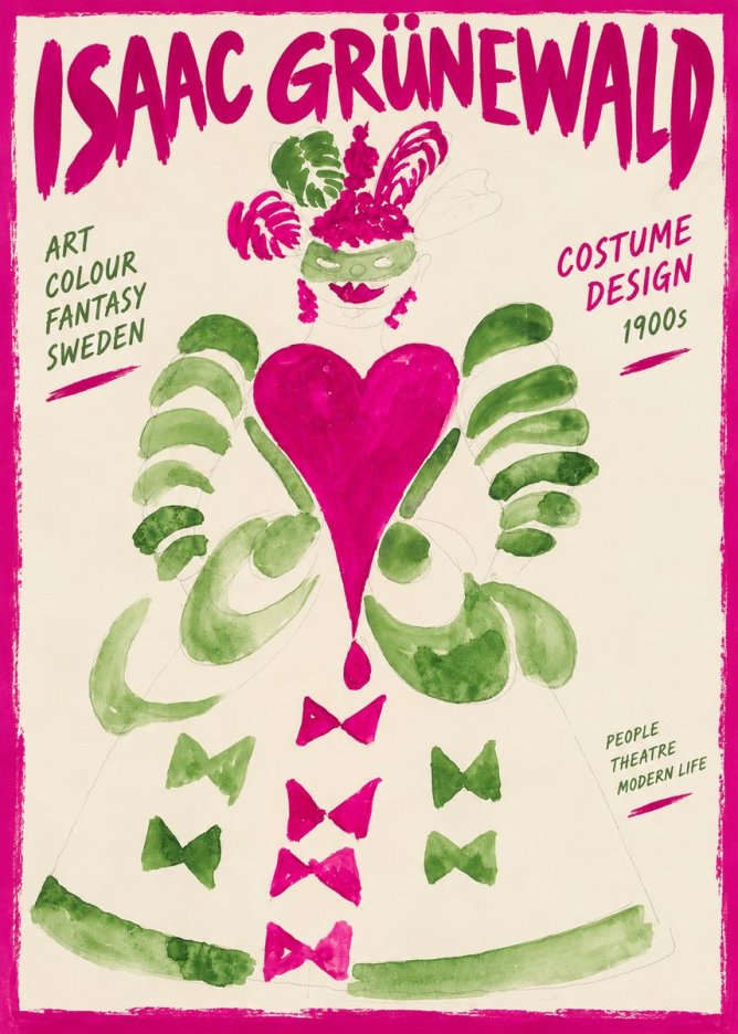 Isaac Grünewald Costume Design XVI No2 - Póster