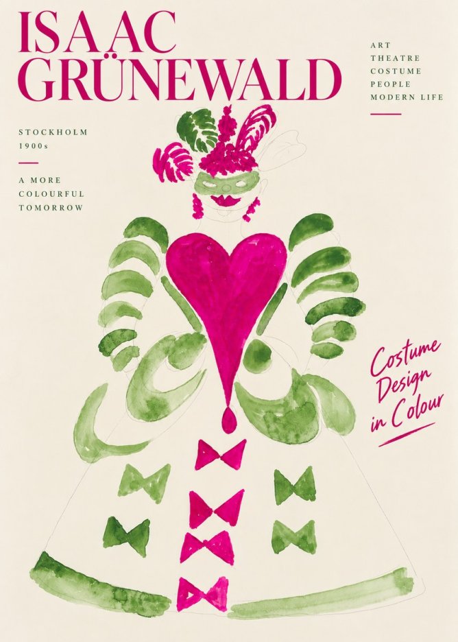 Isaac Grünewald Costume Design XVI No5 - Póster