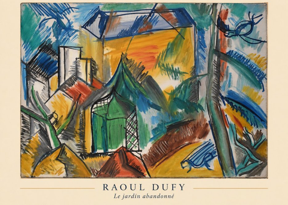 Raoul Dufy Le Jardin Abandonné No4 - Póster