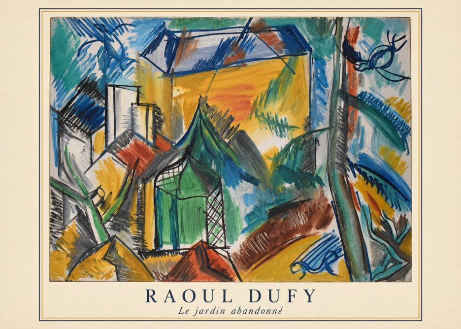Raoul Dufy Le Jardin Abandonné No5 - Póster