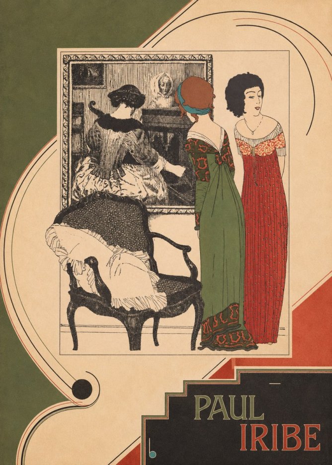 Paul Iribe Fashion Scene No4 - Póster