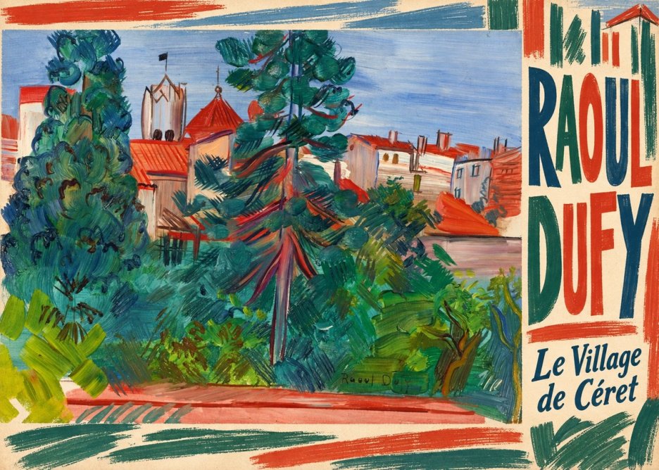 Raoul Dufy Le Village De Céret No2 - Póster