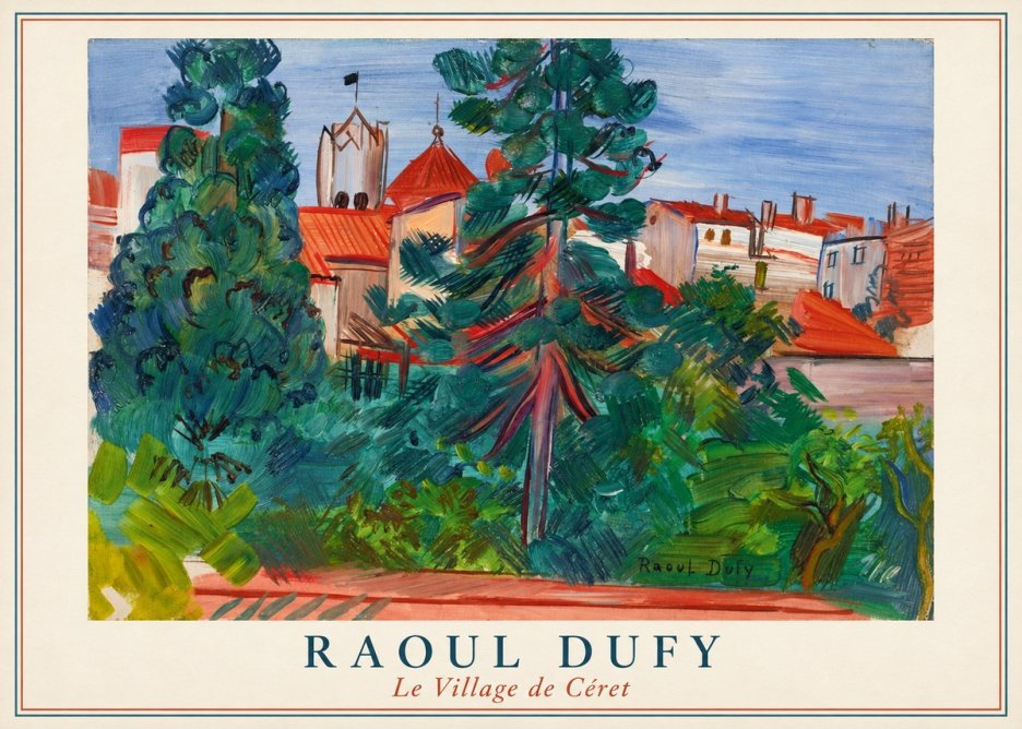 Raoul Dufy Le Village De Céret No4 - Póster