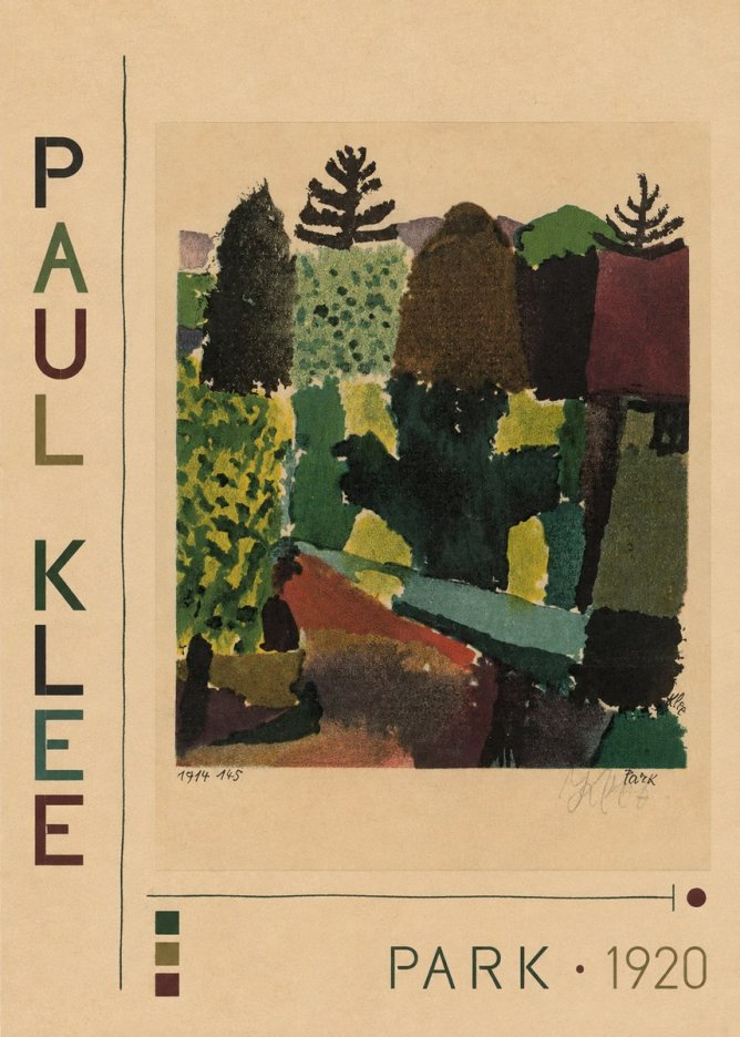 Paul Klee Park II No2 - Póster
