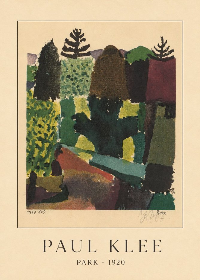 Paul Klee Park II No3 - Póster