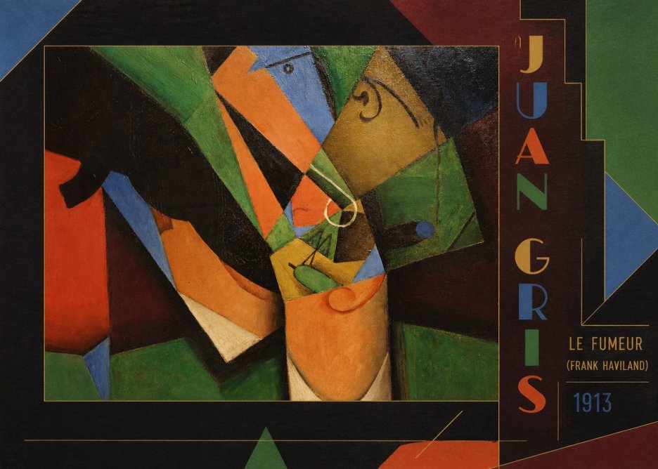 Juan Gris Le Fumeur (Frank Haviland) No2 - Póster