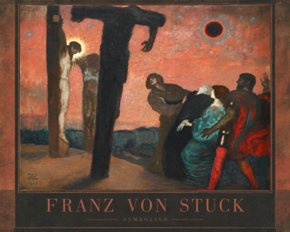 Franz von Stuck Crucifixion No5 - Póster