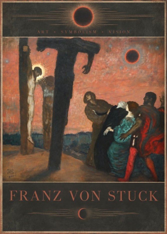 Franz von Stuck Crucifixion No6 - Póster