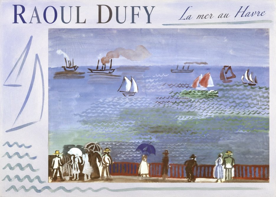 Raoul Dufy La Mer Au Havre No3 - Póster