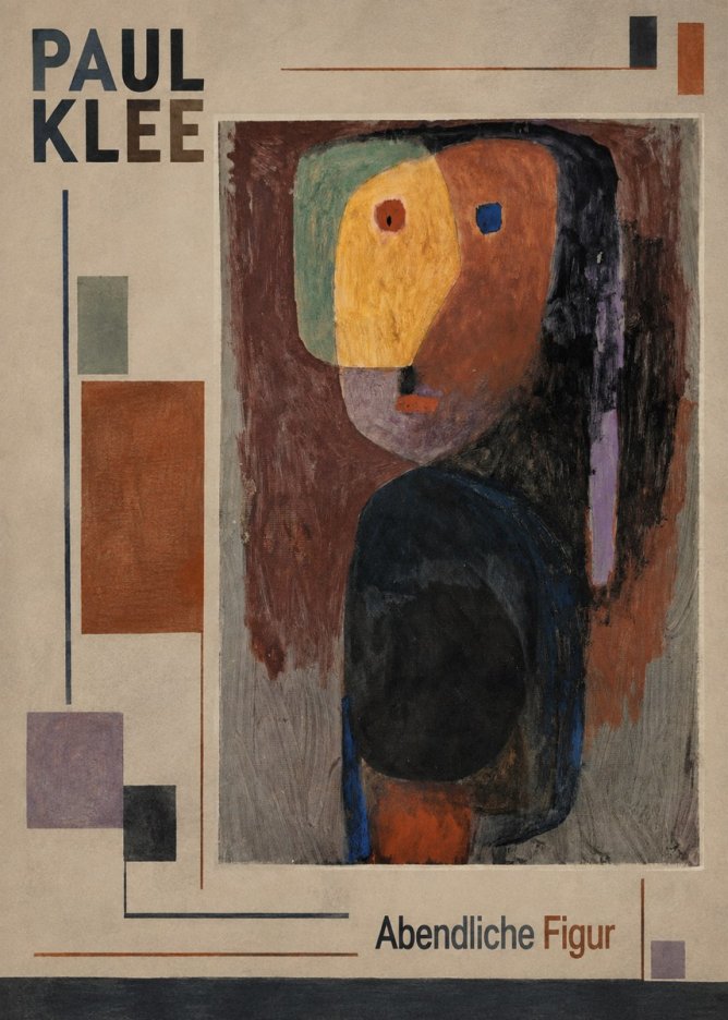 Paul Klee Abendliche Figur No2 - Póster