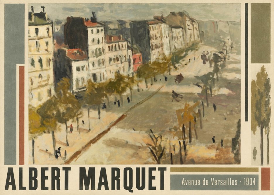 Albert Marquet Avenue De Versailles · 1904 No2 - Póster