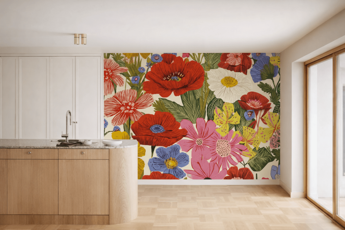Vibrant Floral Tapestry