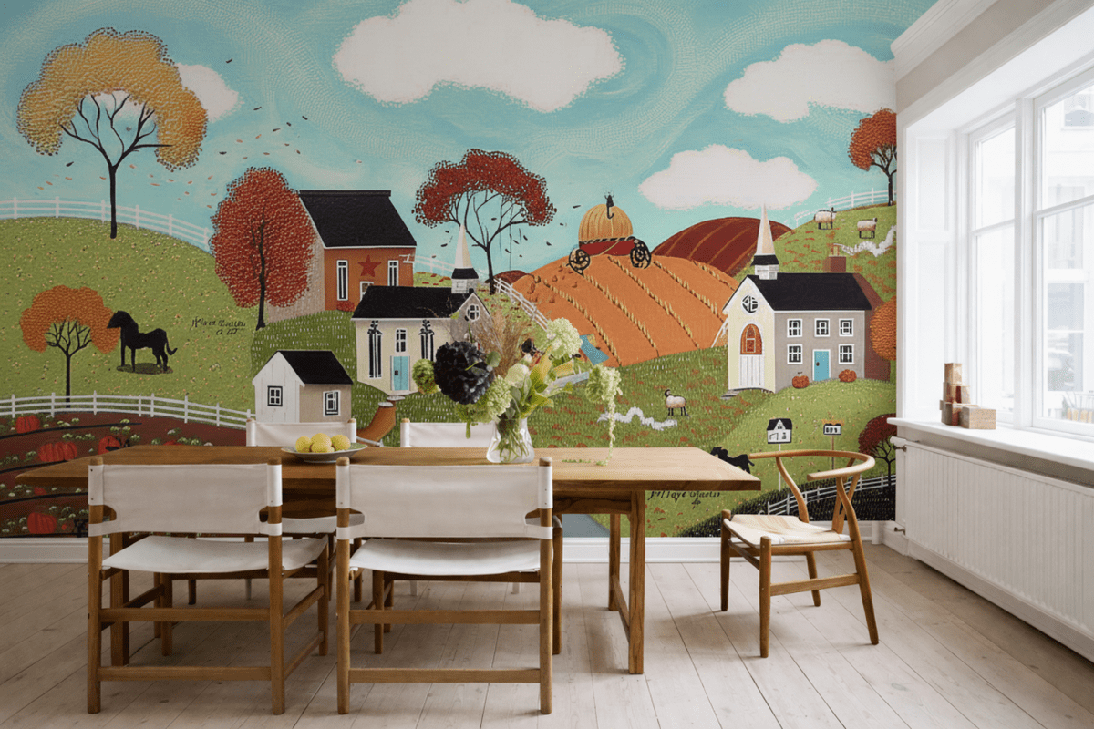 Autumnal Pastoral Scene