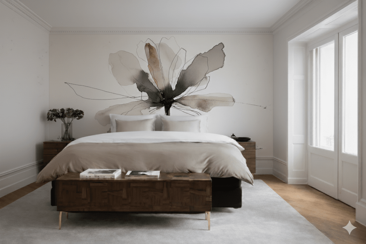Ink Blossom Ivory