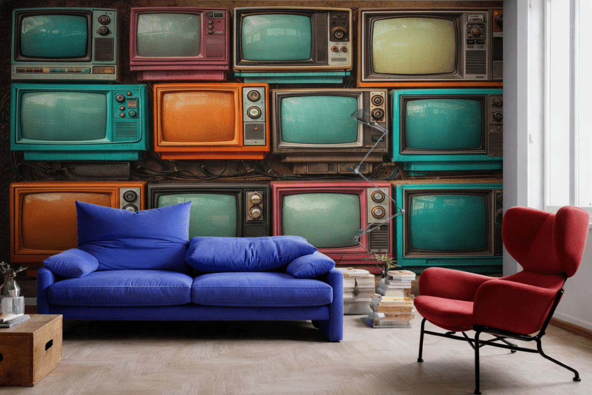 Retro Television Montage