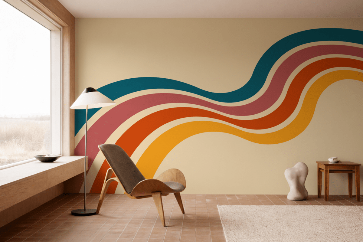 Winding Glow Stripes