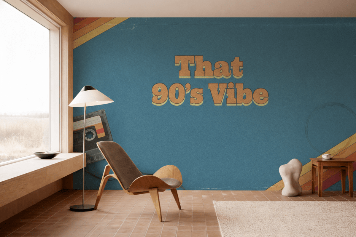 Vibrant Retro Tapestry