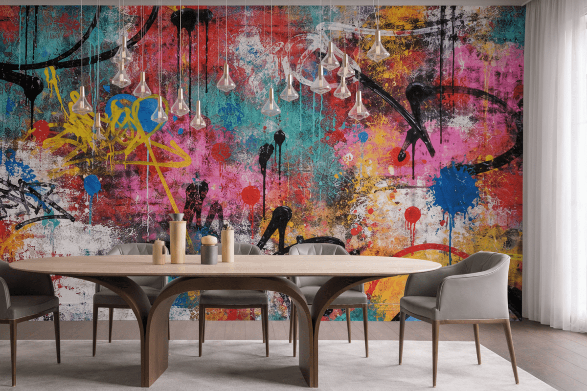 Urban Graffiti Mural