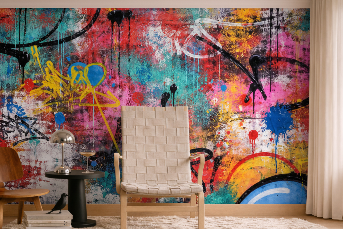 Urban Graffiti Mural