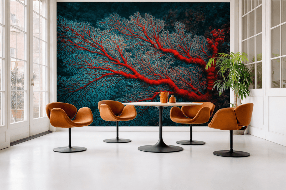 Luminous Coral Veins