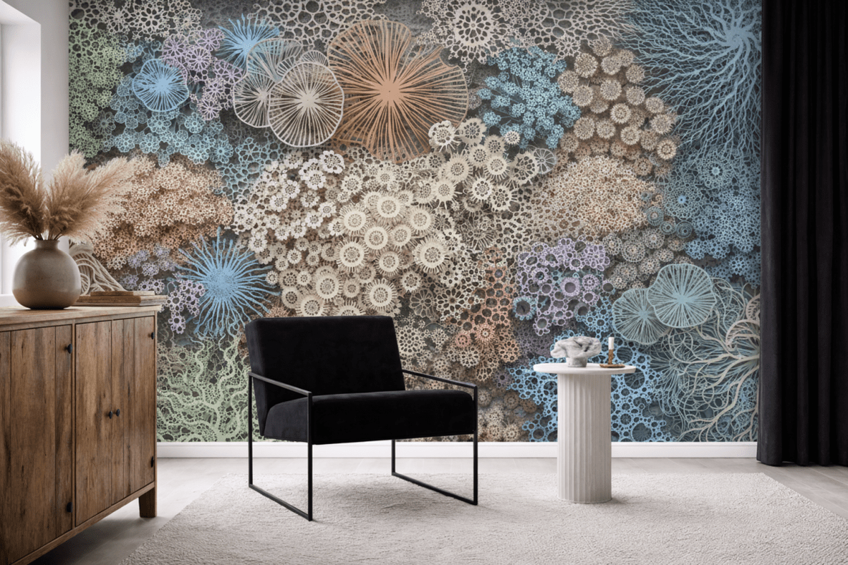 Coral Mosaic Fretwork