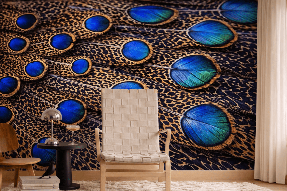 Iridescent Feather Mosaic