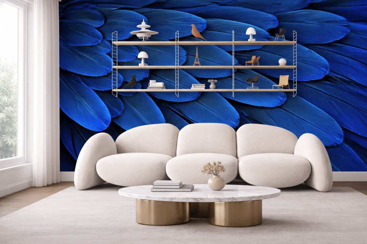 Midnight Feather Mosaic