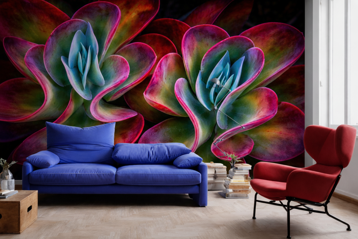 Vibrant Succulent Veil