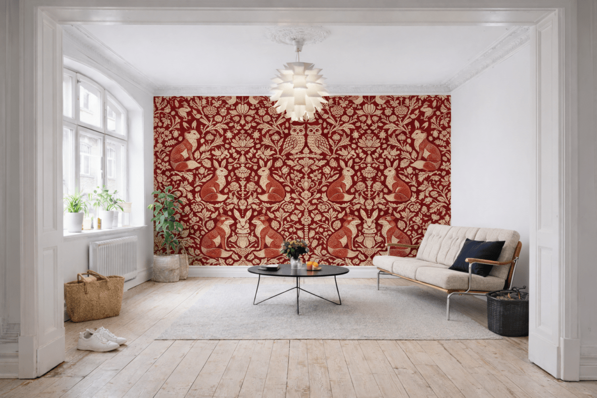 Whimsical Woodland Tapestry