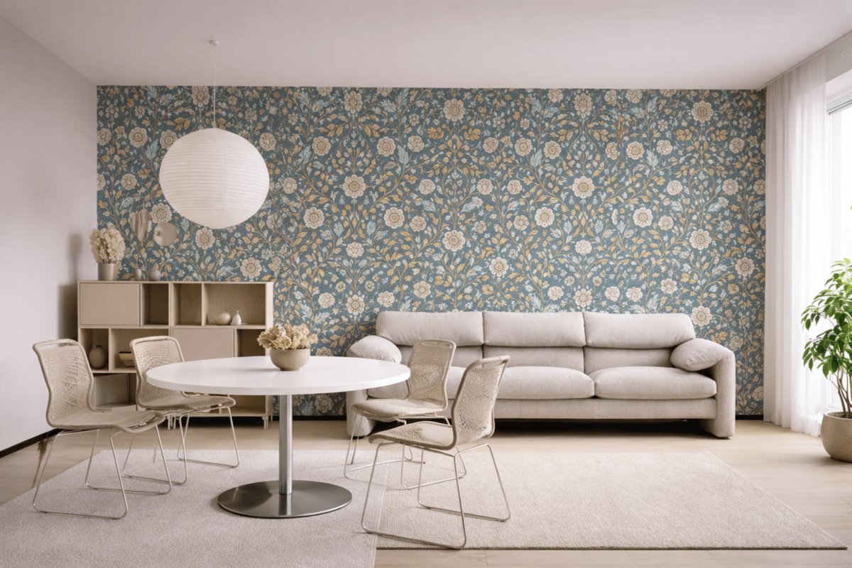 Granite Floral Canvas