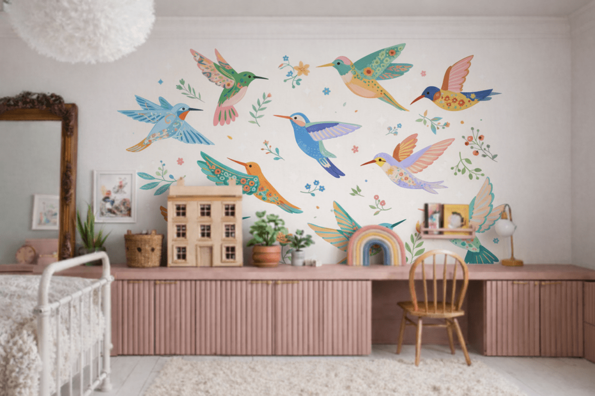 Porcelain Mural Flight