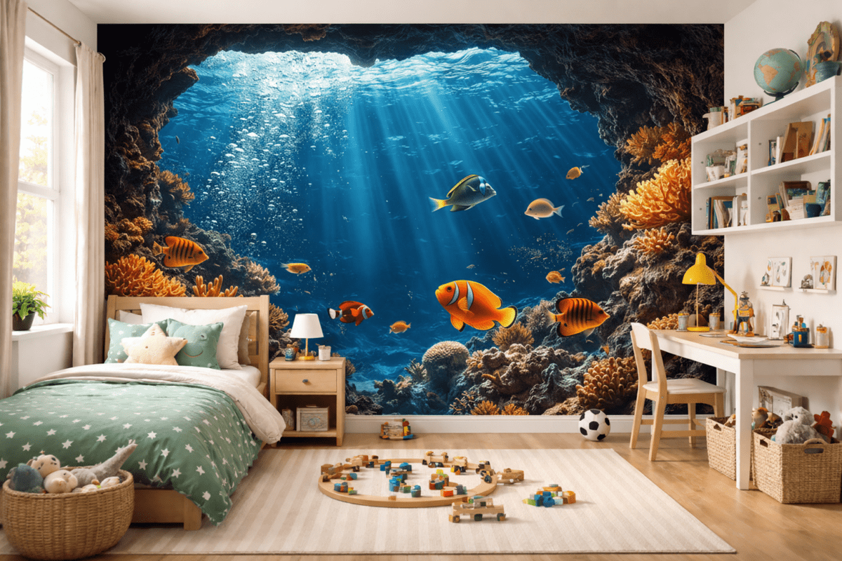 Coral Abyss Canvas
