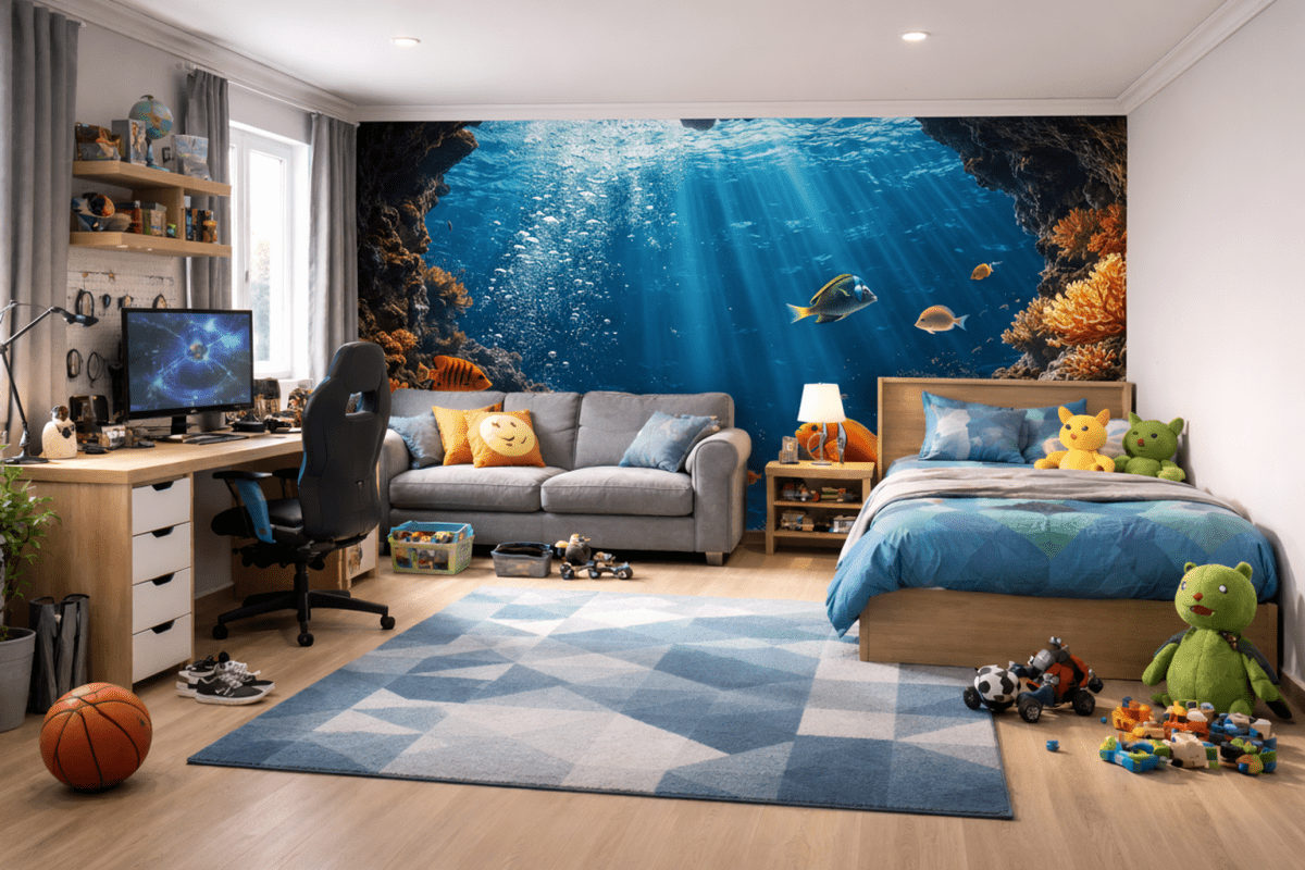 Coral Abyss Canvas