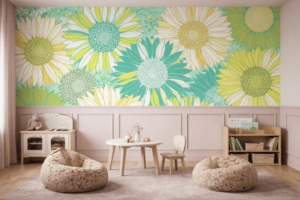 Sunlit Floral Tapestry