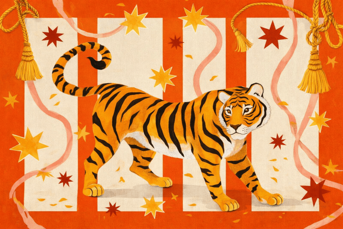 Tiger Tapestry Burst