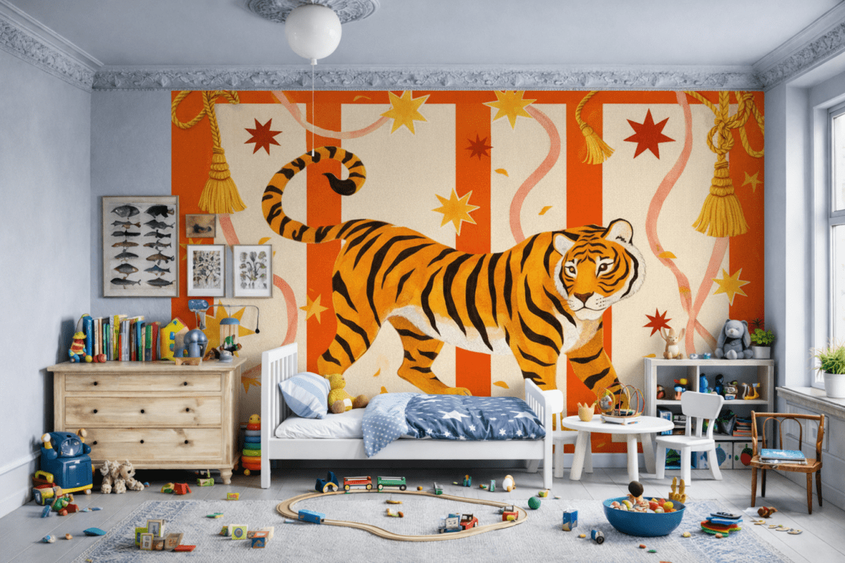 Tiger Tapestry Burst