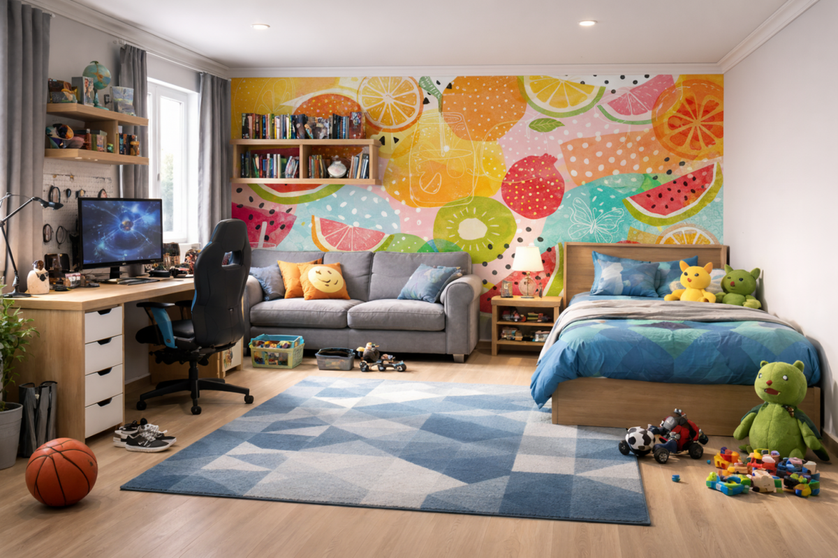 Zesty Mosaic Mural